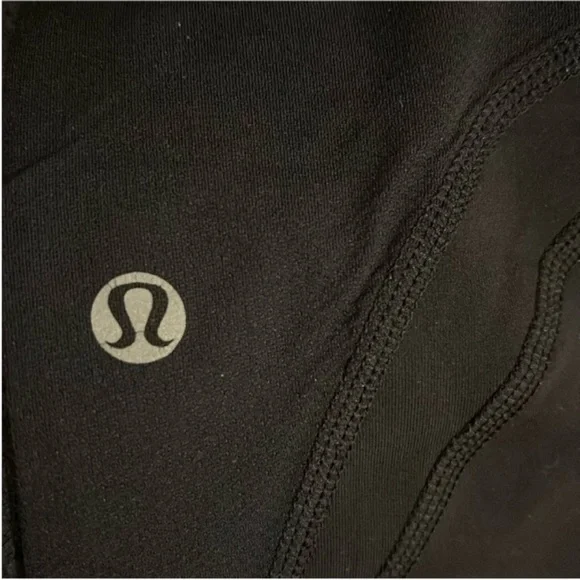 Lululemon Active Blue Jacket & Black 21“ Run Inspire Capri Crop Legging - size 8 - Picture 9 of 16